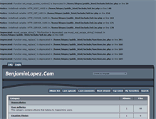 Tablet Screenshot of benjaminlopez.com